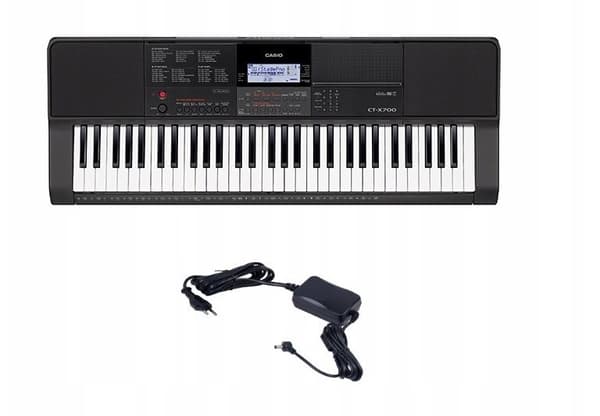 Casio CT-X700 - koskettimet + virtalähde