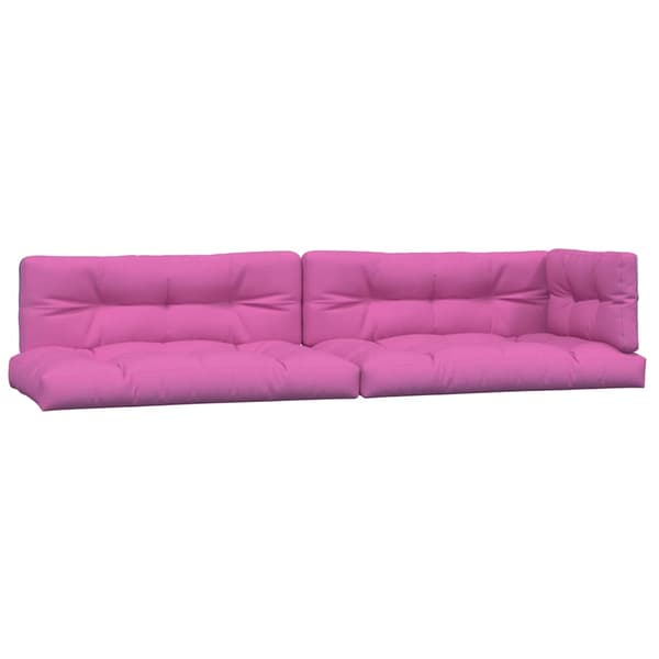 vidaXL Palldynor, 5 st, rosa, tyg