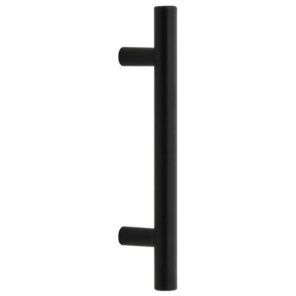 vidaXL skabsgreb 10 stk. sort 96 mm rustfrit stål