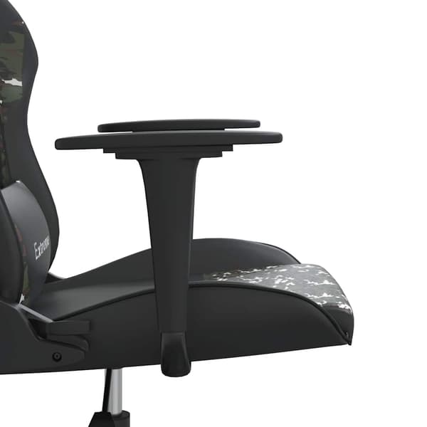 vidaXL gamingstol, sort og camouflage, kunstlæder