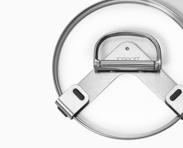 Set med 2 Space-lockorganisatörer, stål / Joseph Joseph