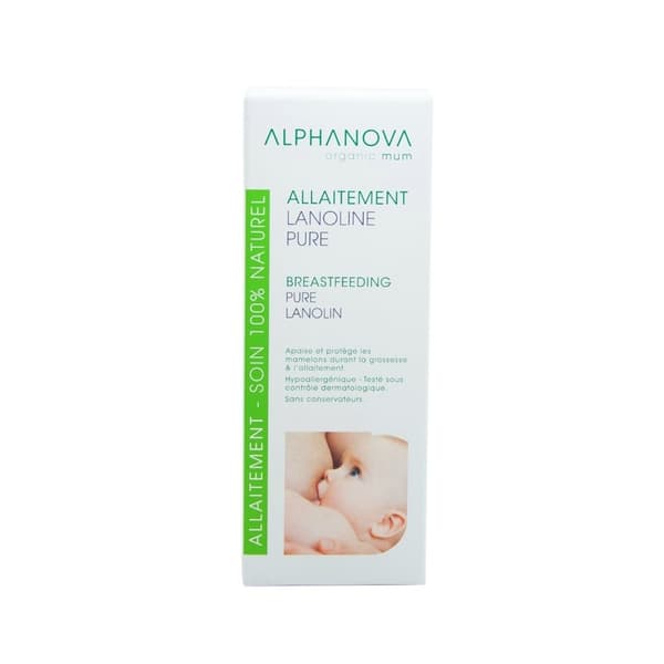 Lanolin mod vorter, 100% naturlig, 40 ml Alphanova Organic Mum