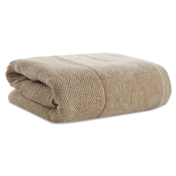 ARIA beige tykt badehåndklæde 70x140 cm