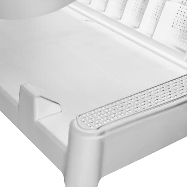 vidaXL Solstol, Vit, 186x60x29 cm, PP