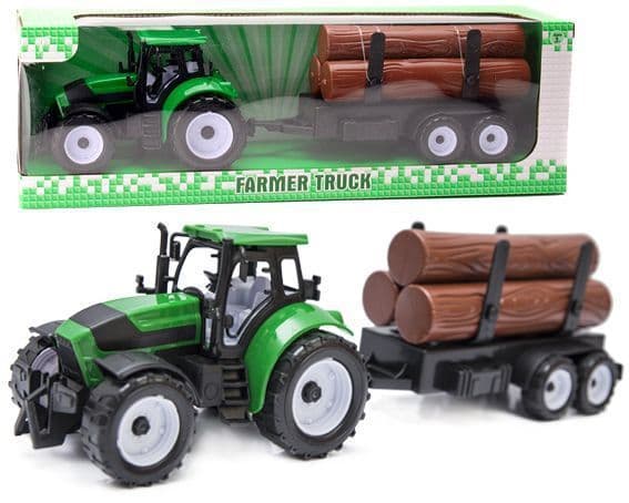 Traktor med anhænger