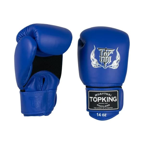 Top King Ultimate Muay Thai Boksehandsker Blå 10OZ