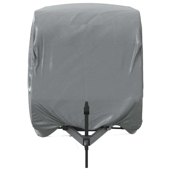 vidaXL campingvognsovertræk, grå, 670x250x220 cm