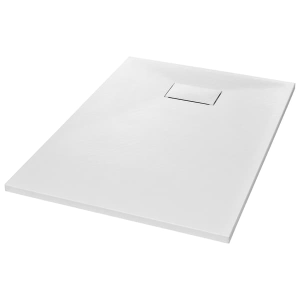vidaXL Duschkar, SMC, Vit, 100 x 70 cm