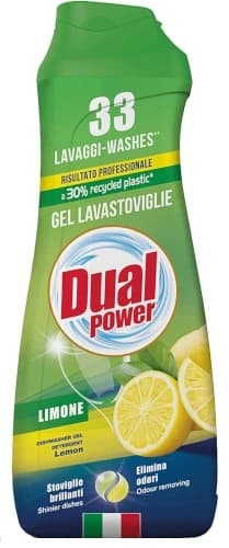 Dual Power diskmedel gel citron 660ml