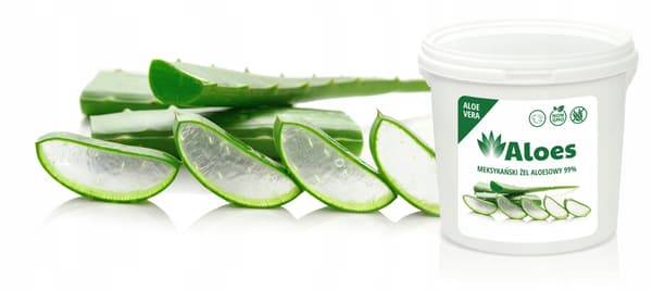 Aloe GEL kosmetisk råmateriale 2 kg 99%