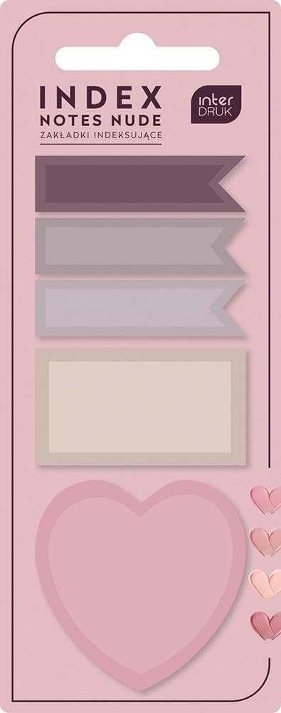 Nude indeksfaner 125 stk.