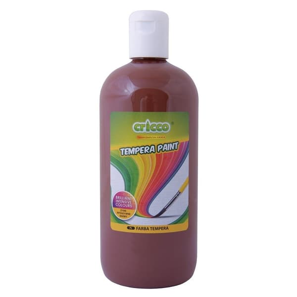 Temperafärg 500ml brun CRICCO