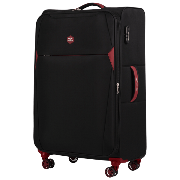 Blød kuffert stor DIPPER Wings 28" SORT