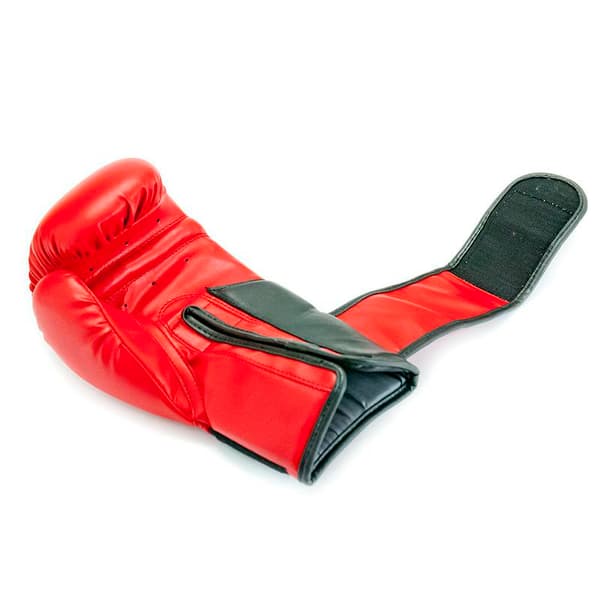 KLASSISKA BOXNINGSHANDSKAR 12oz ALLRIGHT 1092A PU röda