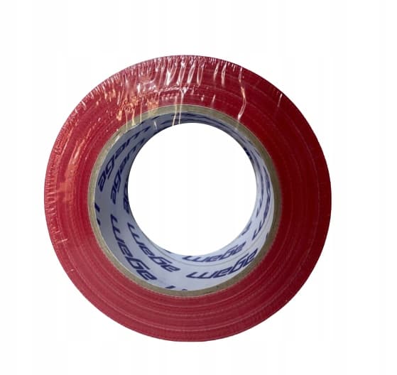 Agam 1011003 Fläktejp 48 mm x 50 yard Röd