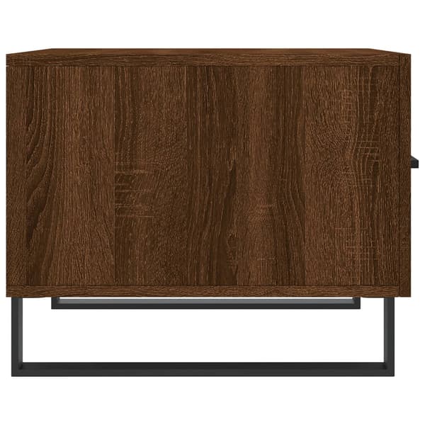 vidaXL sofabord brunt egetræ 50x50x40 cm