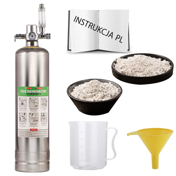 Green Bubbles CO2-generator - CO2-kit med magnetventil