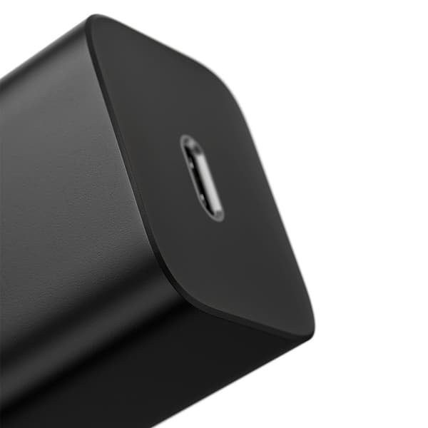 Hurtigoplader til iPhone Super Si 1C 20W strømforsyning + USB-C - Lightning-kabel 1m sort