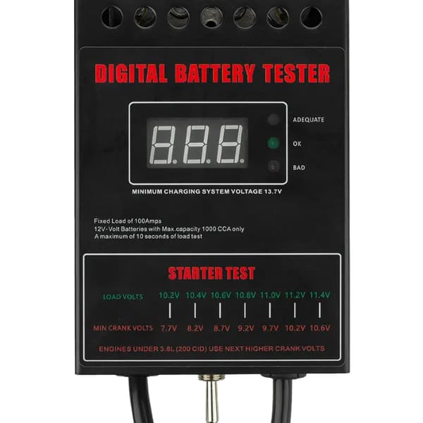 FORCEKRAFT BATTERILADNINGSTESTER digital 12V