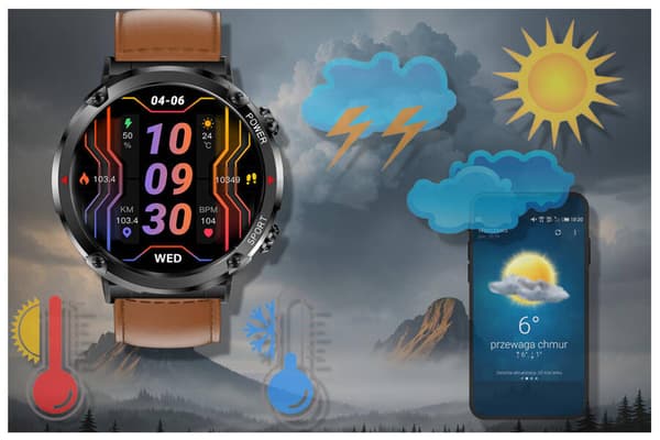 Herr smartklocka GRAVITY GT21-4 - Bluetoothsamtal, Extra rem (sg025d)