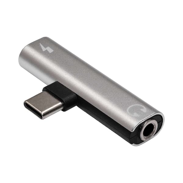 Akyga AK-AD-71 USB C Mini Jack 3,5 mm Adapter Ljudsplitteradapter