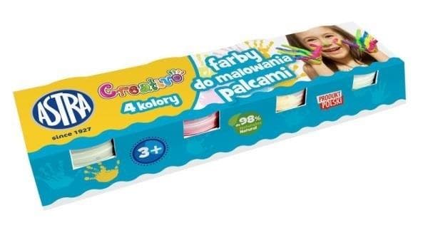 Fingermaling 4x50ml ASTRA