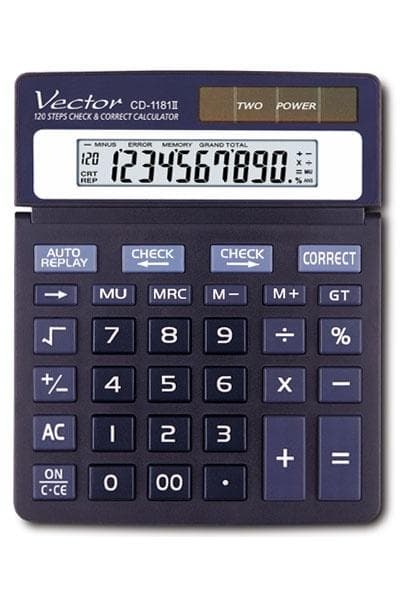 Vektor KAV CD-1181II lommeregner