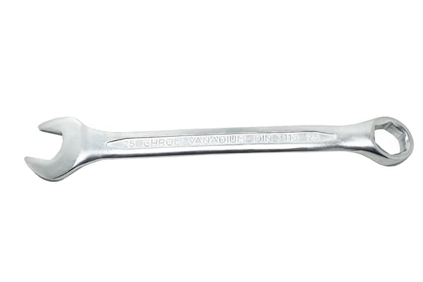 Gaffelnøgle 25 mm Cr-V sekskant