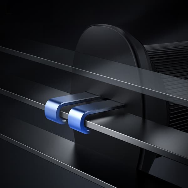 iPhone bilholder med 15W induktiv oplader til luftventil - sort