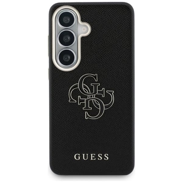Guess Grained Big 4G Metal Logo cover til Galaxy S26+, sort