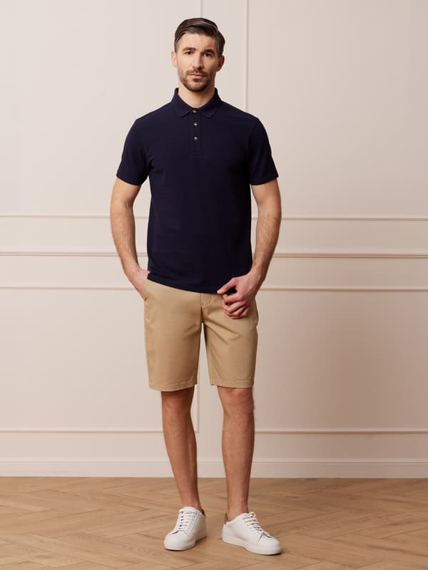 BEIGE MONKTON SHORTS 36