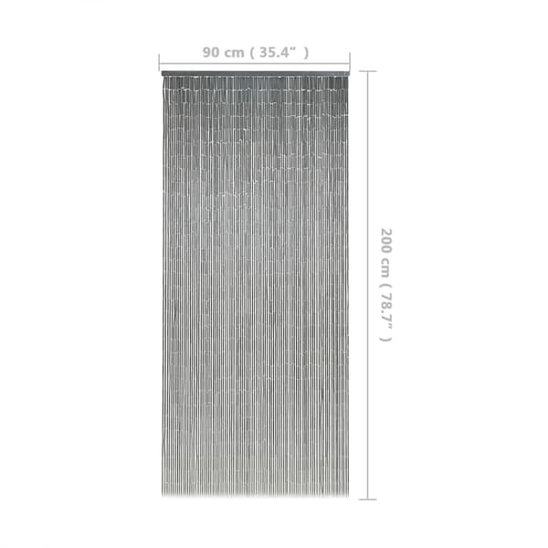 vidaXL Dörrgardin i bambu 90 x 200 cm