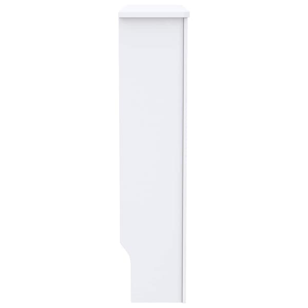 vidaXL Radiatorskydd, MDF, Vit, 78 cm