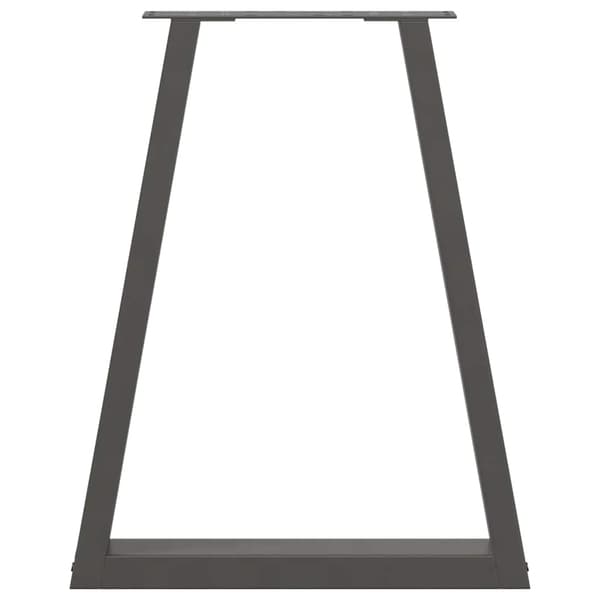 vidaXL Soffbordsben, 2 st, Antracit, 50x(72-73) cm, Stål