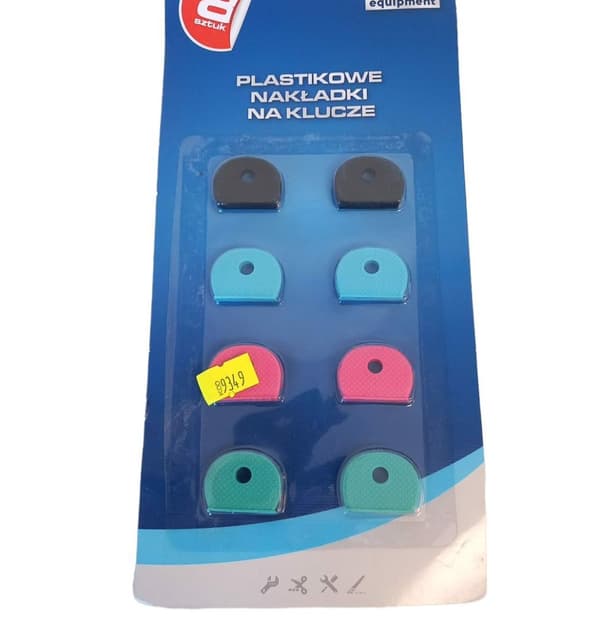 Flexibla tangentknappar Färger 8 st