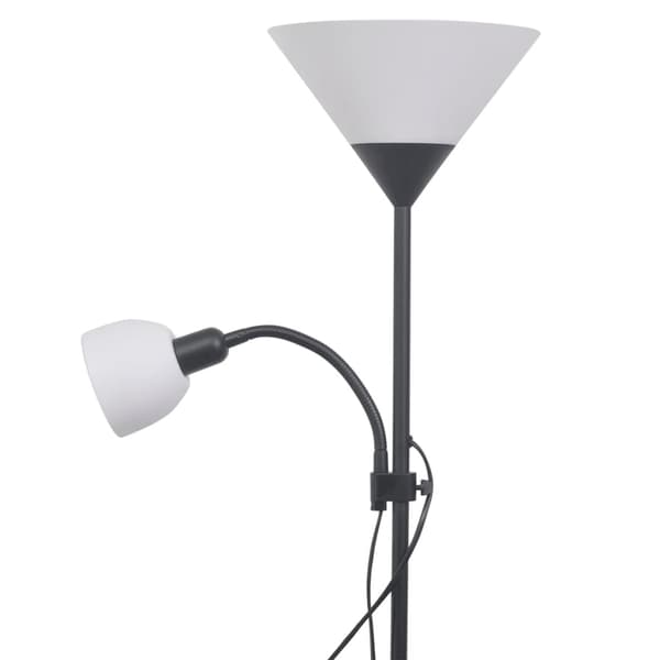 vidaXL gulvlampe, sort