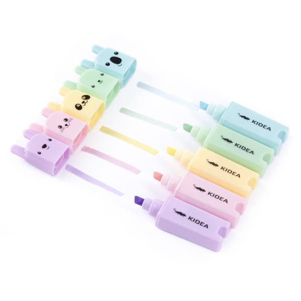 HIGHLIGHTERS DJUR 5 STK KIDEA 9925