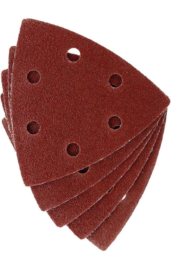 Delta kardborresandpapper 93 x 93 mm, P80, 5 s