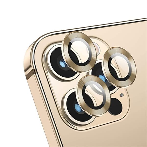 Härdat glas för kamera (objektiv) för iPhone 13 Pro / 13 Pro Max, guld
