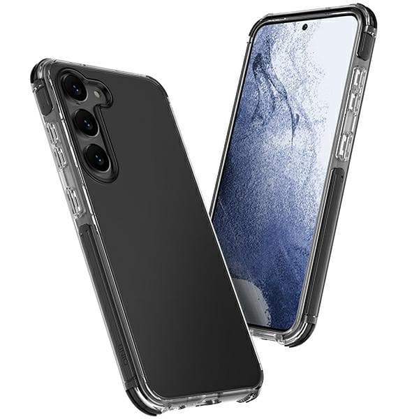 UNIQ-etui Combat Sam S23+ S916sort/kulstofsort
