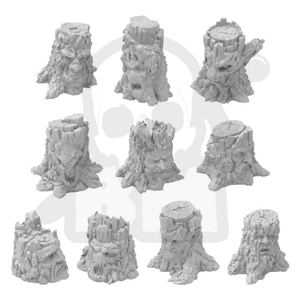 GSTU500455 Pienet kummituspuun kannot 3D