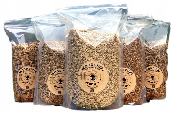 Rökchips set 12 liter - 6 förpackningar x 2 liter