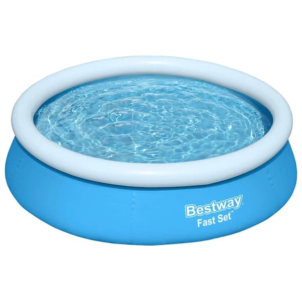 Bestway Fast Set oppustelig pool, rund, 183x51 cm, blå