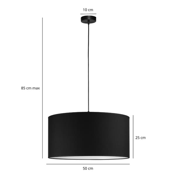 Tornado AL1-lampa svart
