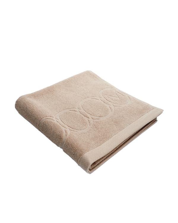 Monogram Opus håndklæde 50x100cm beige / Officine Monogram