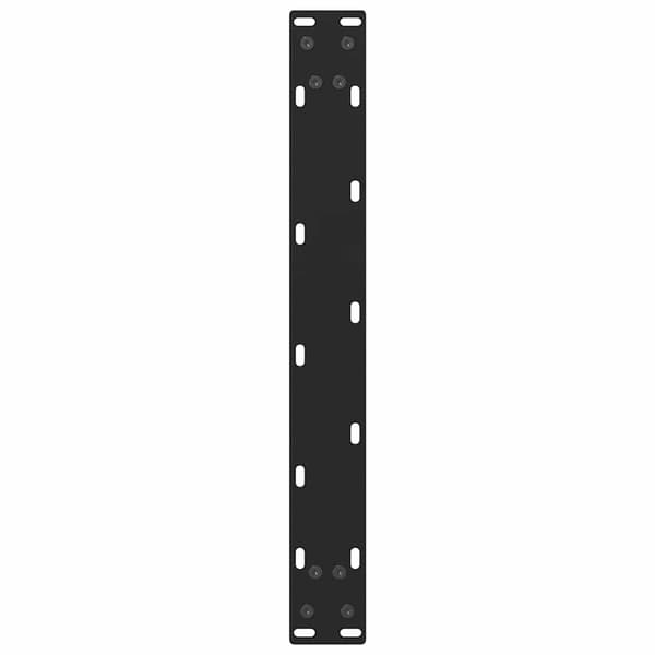 vidaXL sofabordben, sort, 2 stk., 50x(30-31) cm, stål