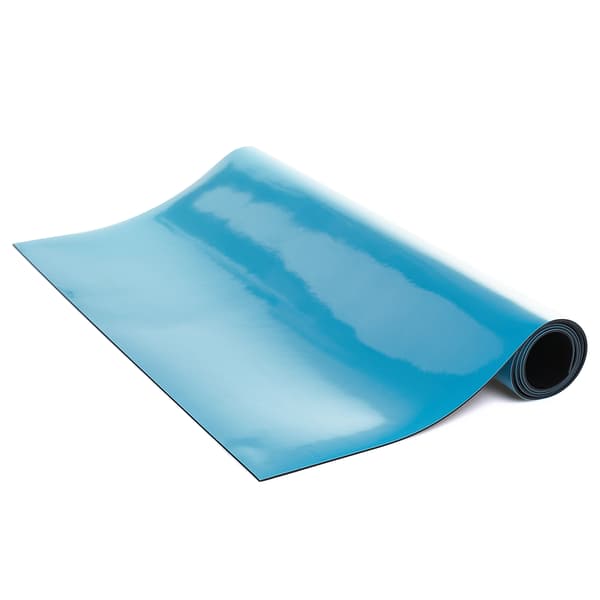 Antistatisk måtte blå 10m x 1m x 2mm rulle