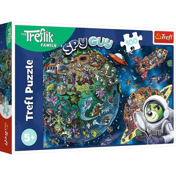 Pussel 100 Den underbara Treflik-familjen TREFL