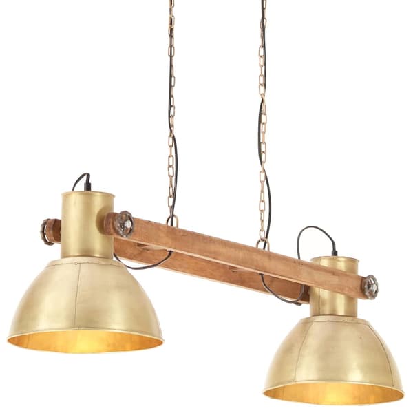 vidaXL industriel pendellampe, 25 W, messing, 109 cm, E27