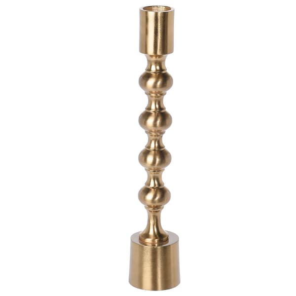 Glamorös guldljusstake 23 cm